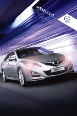 Mazda 6 brošura