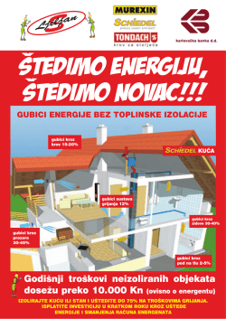 STEDIMO ENERGIJU, STEDIMO NOVAC!!!