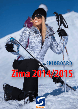 Prelistajte naš katalog ZIMA ski&board 2014/15