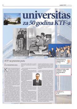 Universitas za 50 godina KTF-a - Kemijsko