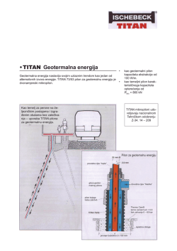 TITAN Geotermalna energija •