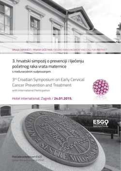 3. hrvatski simpozij o prevenciji i liječenju početnog raka vrata