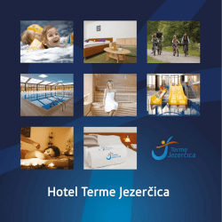 Brošura - Hotel Terme Jezerčica