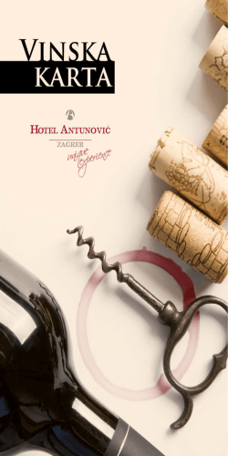 Argante vinska karta (.pdf) - Hotel Antunović