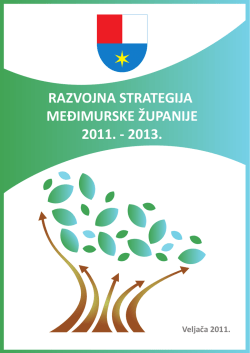 razvojna strategija međimurske županije 2011. - 2013.