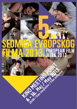sedmica evropskog filma 2013. / european film week 2013 1