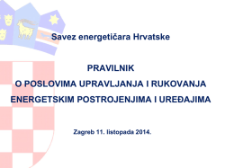 Pogledaj prezentacju - Savez energetičara Hrvatske