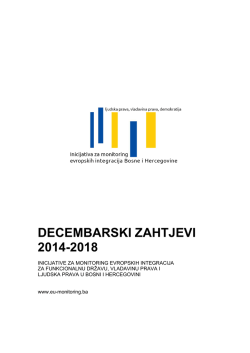 DECEMBARSKI ZAHTJEVI 2014-2018 - Inicijativa za monitoring