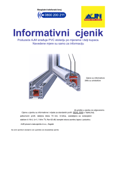 Informativni-prozori PVC EUR