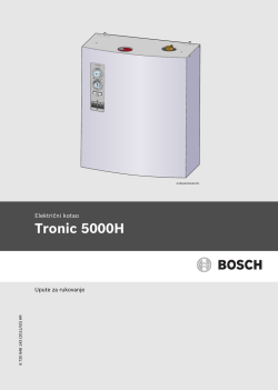 Tronic 5000H - Bosch toplinska tehnika