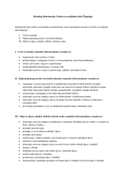 Katalog informacija (PDF) - Centar za socijalnu skrb Županja
