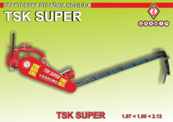 Traktorska stražnja kosilica TSK SUPER 3