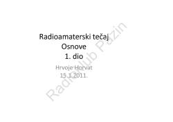 Radiooperator - Radioklub Pazin