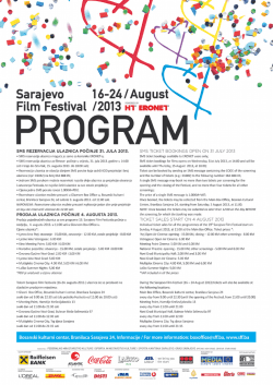 Untitled - Sarajevo Film Festival