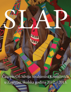 slap1 2013 web.pdf - Osnovna škola Silvija Strahimira Kranjčevića