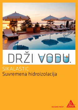 Sikalastic® - Suvremena hidroizolacija brošura