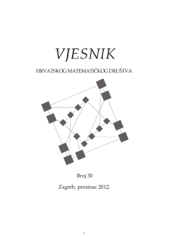 Vjesnik 30 - Hrvatsko matematičko društvo
