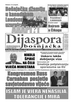 Dijaspora Jan 2007 - Bosnian Media Group
