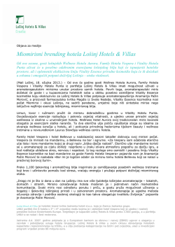 Miomirisni brending hotela Lošinj Hotels & Villas (.pdf)