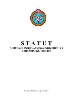 Statut - DVD Varaždinske Toplice