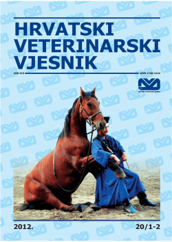 2012. 20/1-2 - Hrvatska Veterinarska Komora
