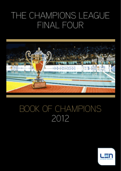 The Champions League FinaL Four Book oF Champions 2012