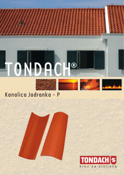 TONDACH® Kanalica Jadranka P