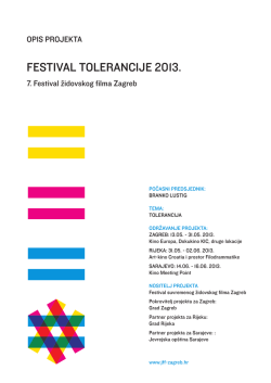 OPIS PROJEKTA-FINAL - Festival tolerancije