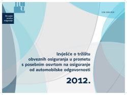 HUO Izvjesce 2012.cdr - Hrvatski ured za osiguranje