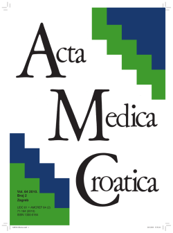 Vol 64 - Broj 2.pdf - Akademija medicinskih znanosti Hrvatske