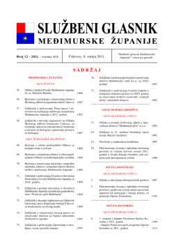 12 - 2011 - Međimurska županija
