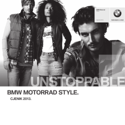 Preuzmite PDF cjenik BMW Motorrad STYLE 2013.