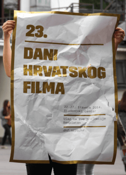 Festivalski katalog PDF - 23. dani hrvatskog filma
