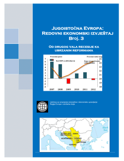 Jugoistočna Evropa: Redovni ekonomski izvještaj Broj. 3