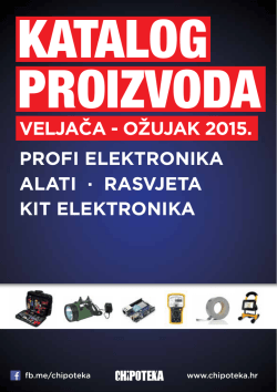 veljača - ožujak 2015. profi elektronika alati · rasvjeta kit