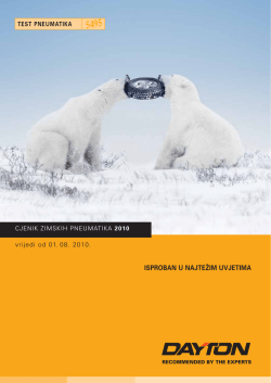 Pregledajte Dayton katalog zimskih guma pdf-u