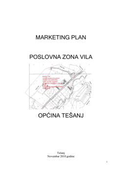 marketing plan poslovna zona vila općina tešanj