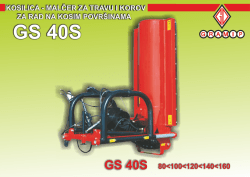 Kosilica-malčer GS-40S