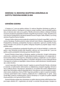 Pročitaj cijeli tekst... - Udruženje za zaštitu tekovina borbe za Bosnu i