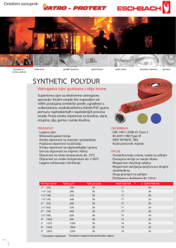 Synthetic Polydur - Vatro