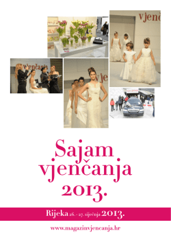 Najava sajma - Magazin Vjenčanja