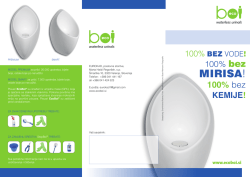 MIRISA! - ecoBoi® waterless urinals