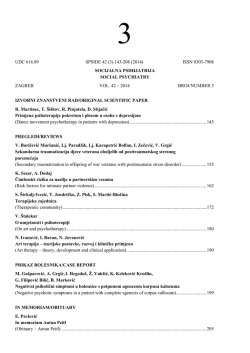 UDC 616.89 SPSIDE 42 (3) 143-208 (2014) ISSN 0303