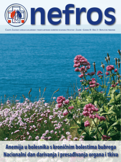 Nefros 3-2009 - Zajednica udruga dijaliziranih i transplantiranih