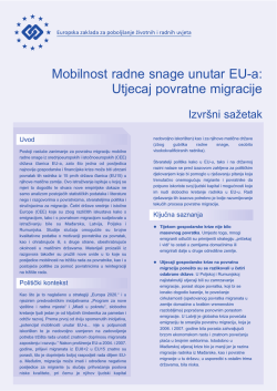 Mobilnost radne snage unutar EU-a: Utjecaj povratne