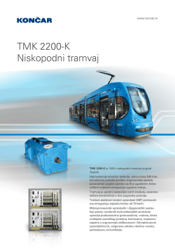 TMK 2200-K Niskopodni tramvaj