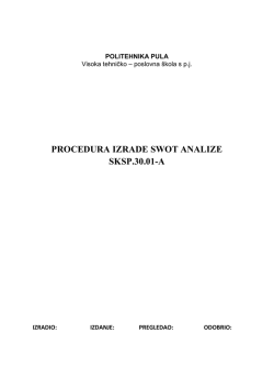 30.01-A Procedura_izrade_SWOT_analize