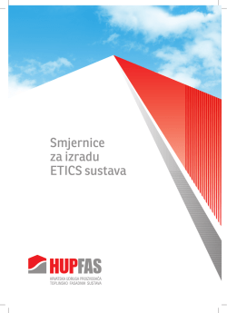 Smjernice za izradu ETICS sustava PDF