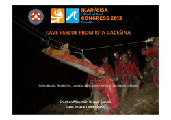 06-Cave Rescue in KG 2012 - IKAR-CISA
