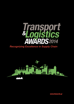 Transport & Logistics Awards 2014 (.pdf)
